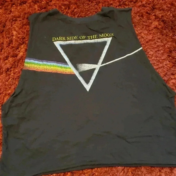 Pink Floyd Dark Side of the Moon Crop top Size M - Picture 5 of 7